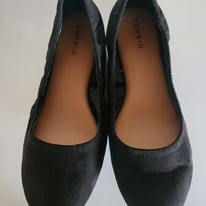 Torrid Black ballet slipper shoes
